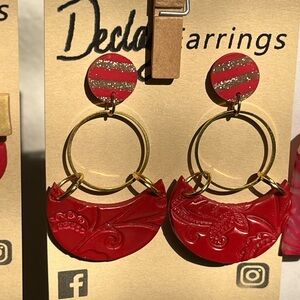 Clay earrings
